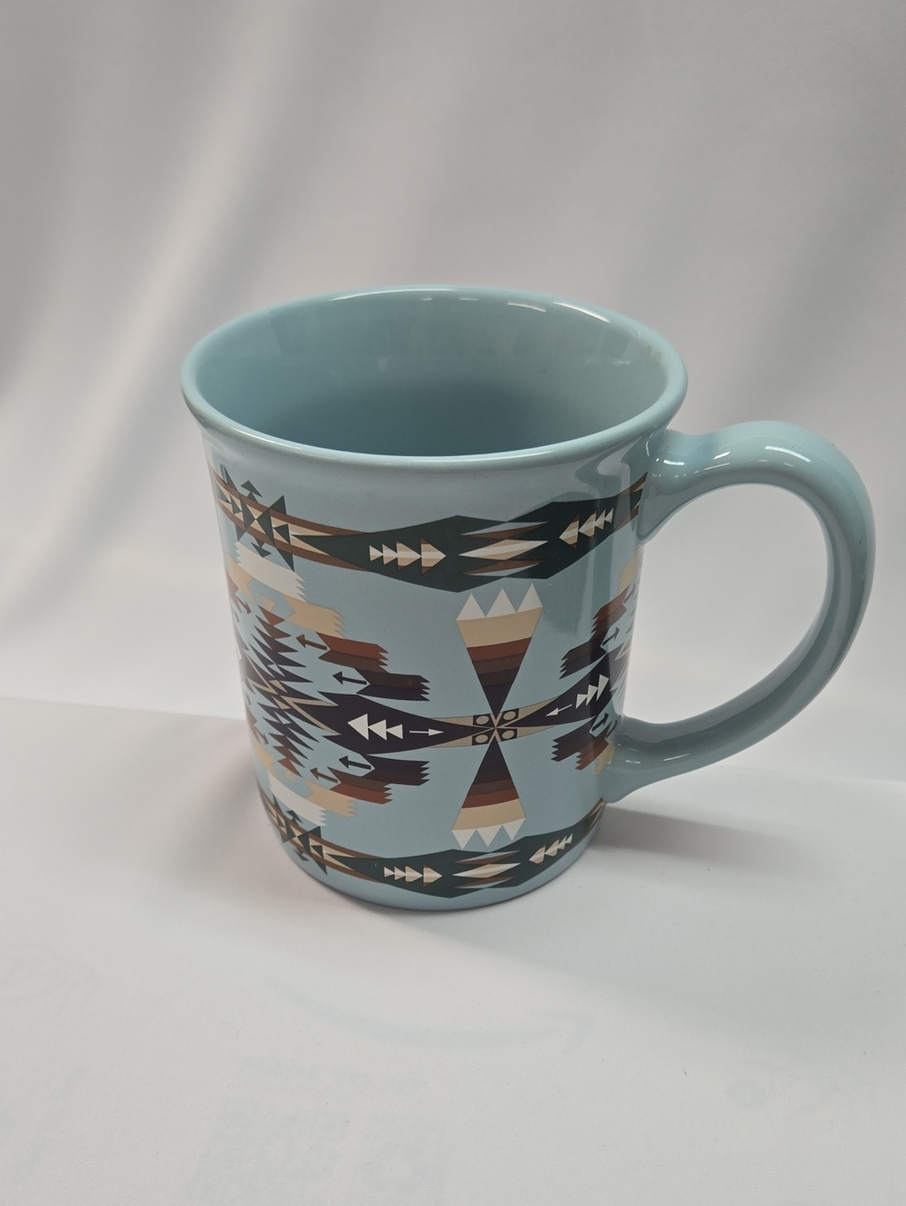 Pendleton..Aztec Lt blue..16 oz..Coffee mug